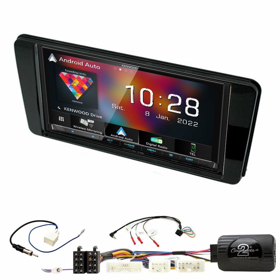 Autoradio Kenwood CarPlay GPS Subaru BRZ de 2012 à 2017 - Kit complet