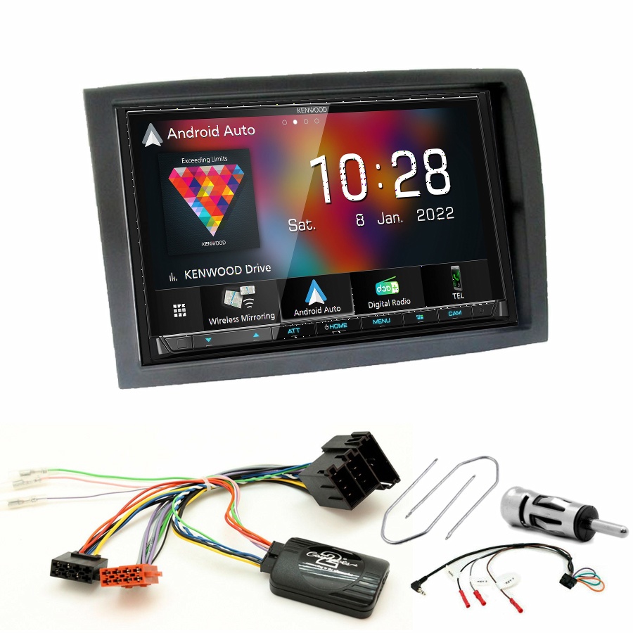 Autoradio Kenwood CarPlay GPS Peugeot Boxer - Kit complet