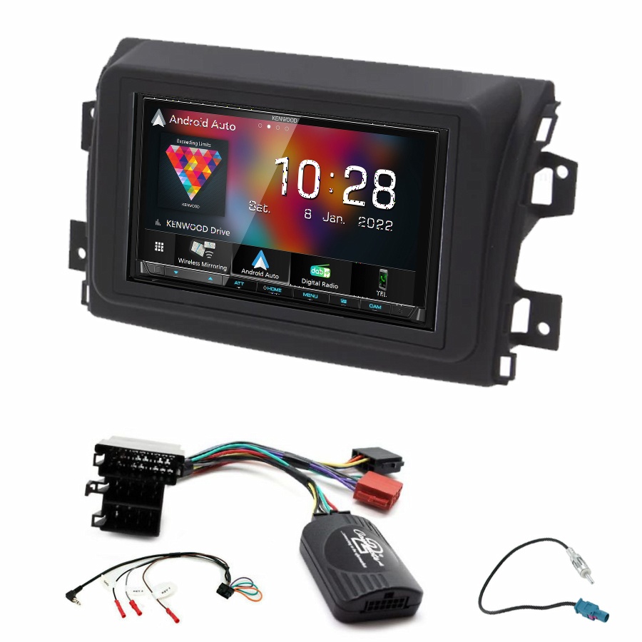 Autoradio Kenwood CarPlay GPS Fiat Ducato depuis 2022 - Kit complet