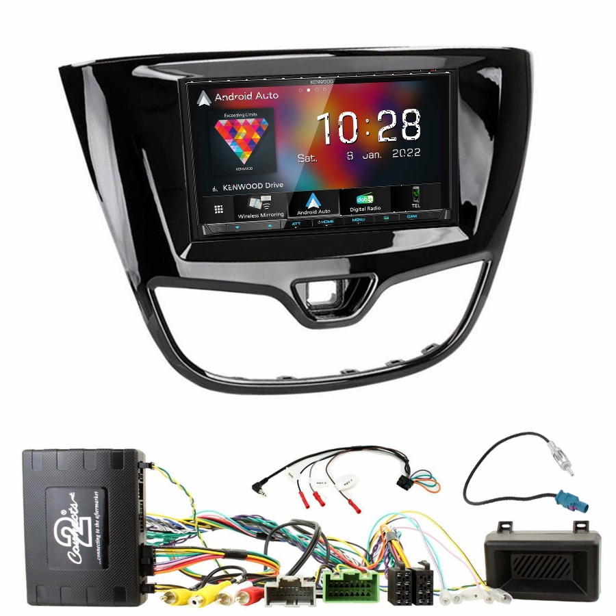 Autoradio Kenwood CarPlay GPS Opel Karl et Viva depuis 2017 - Kit complet