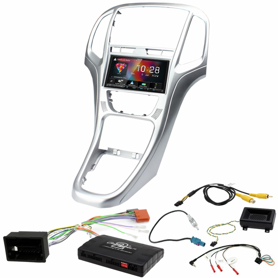 Autoradio Kenwood CarPlay GPS Opel Astra de 2010 à 2015 - Kit complet