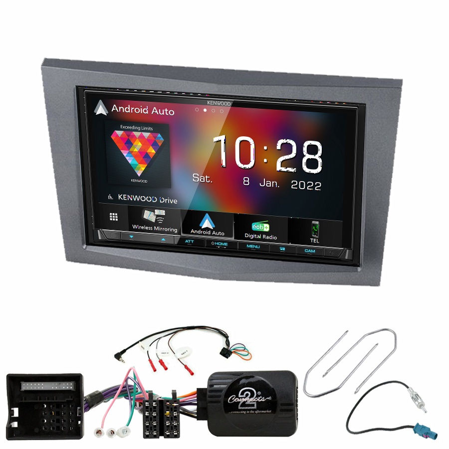 Autoradio Kenwood CarPlay GPS Opel Astra Corsa Zafira et Antara - Kit complet