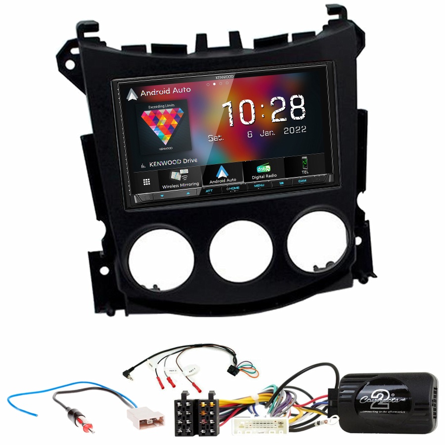 Autoradio Kenwood CarPlay GPS Nissan 370Z - Kit complet