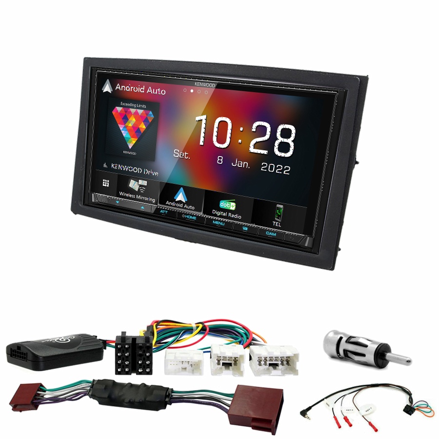 Autoradio Kenwood CarPlay GPS Nissan 350Z - Kit complet