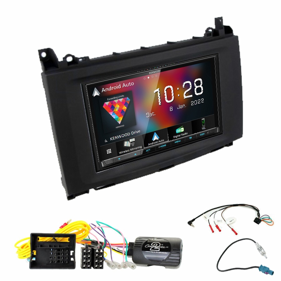 Autoradio Kenwood CarPlay GPS Mercedes Sprinter et Vito de 2015 à 2019 - Kit complet