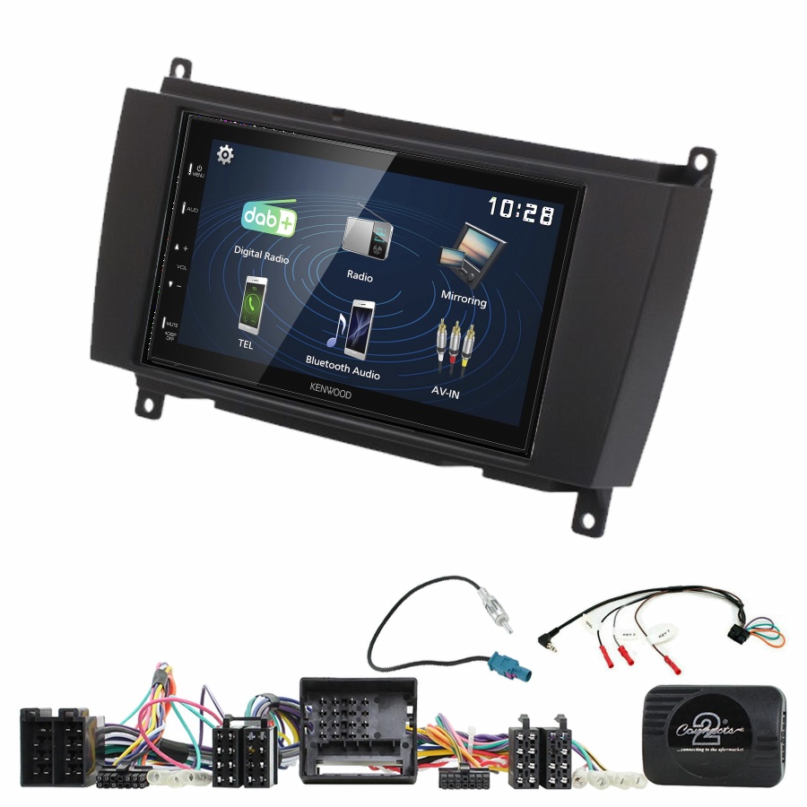 2DIN-CLK-W209--DMX129DAB