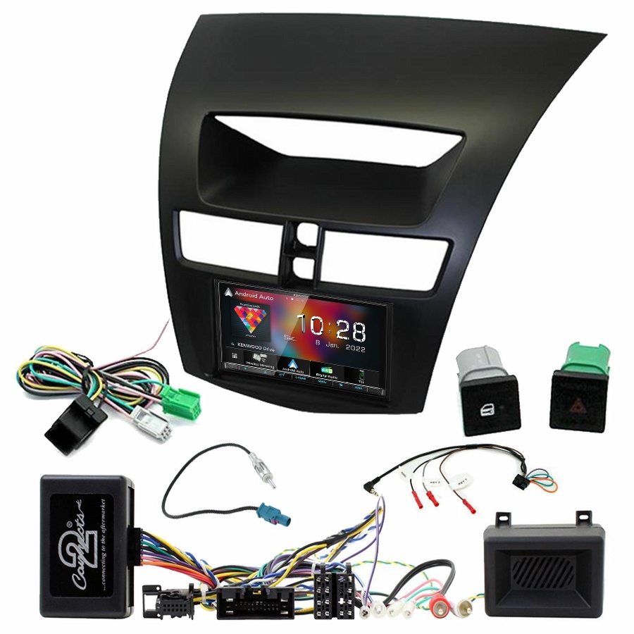 Autoradio Kenwood CarPlay GPS Mazda BT50 de 2012 à 2017 - Kit complet