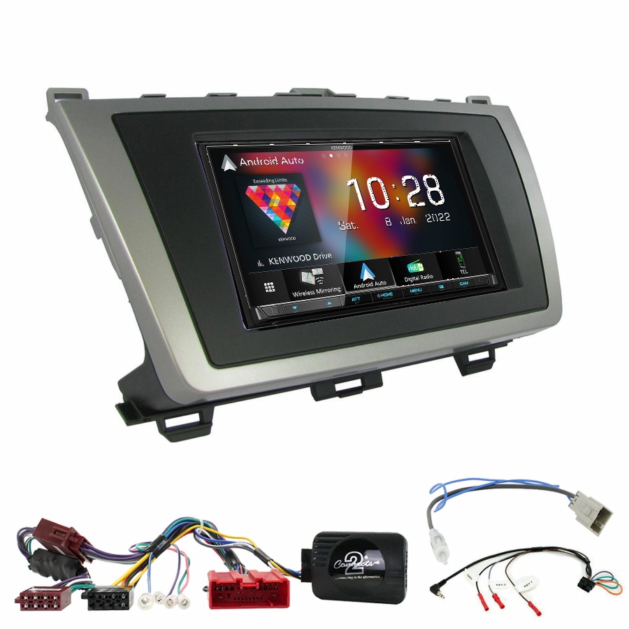 Autoradio Kenwood CarPlay GPS Mazda 6 de 2008 à 2012 - Kit complet