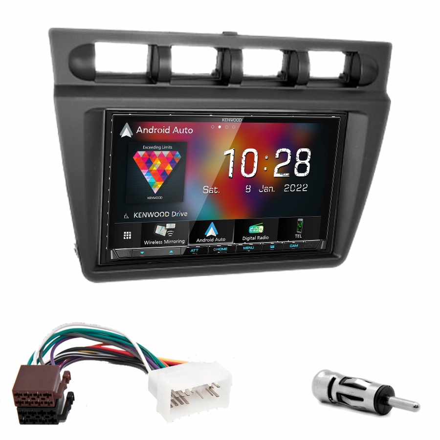 Autoradio Kenwood CarPlay GPS Kia Picanto de 2004 à 2007 - Kit complet