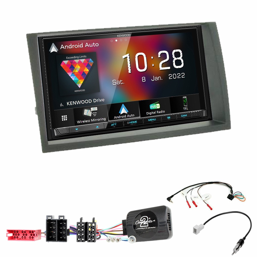 Autoradio Kenwood CarPlay GPS Kia Cee\'d de 08/2009 à 07/2012 - Kit complet