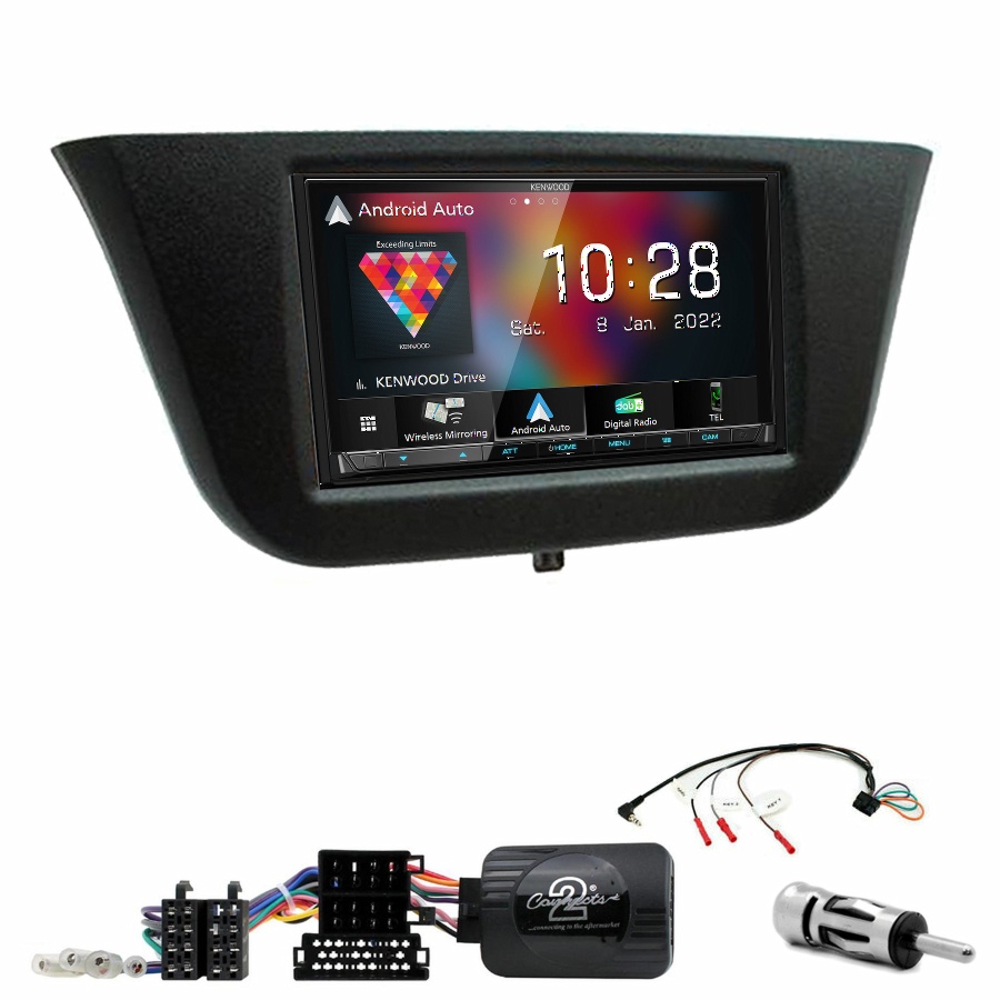 Autoradio Kenwood CarPlay GPS Iveco Daily de 2014 à 2024 - Kit complet
