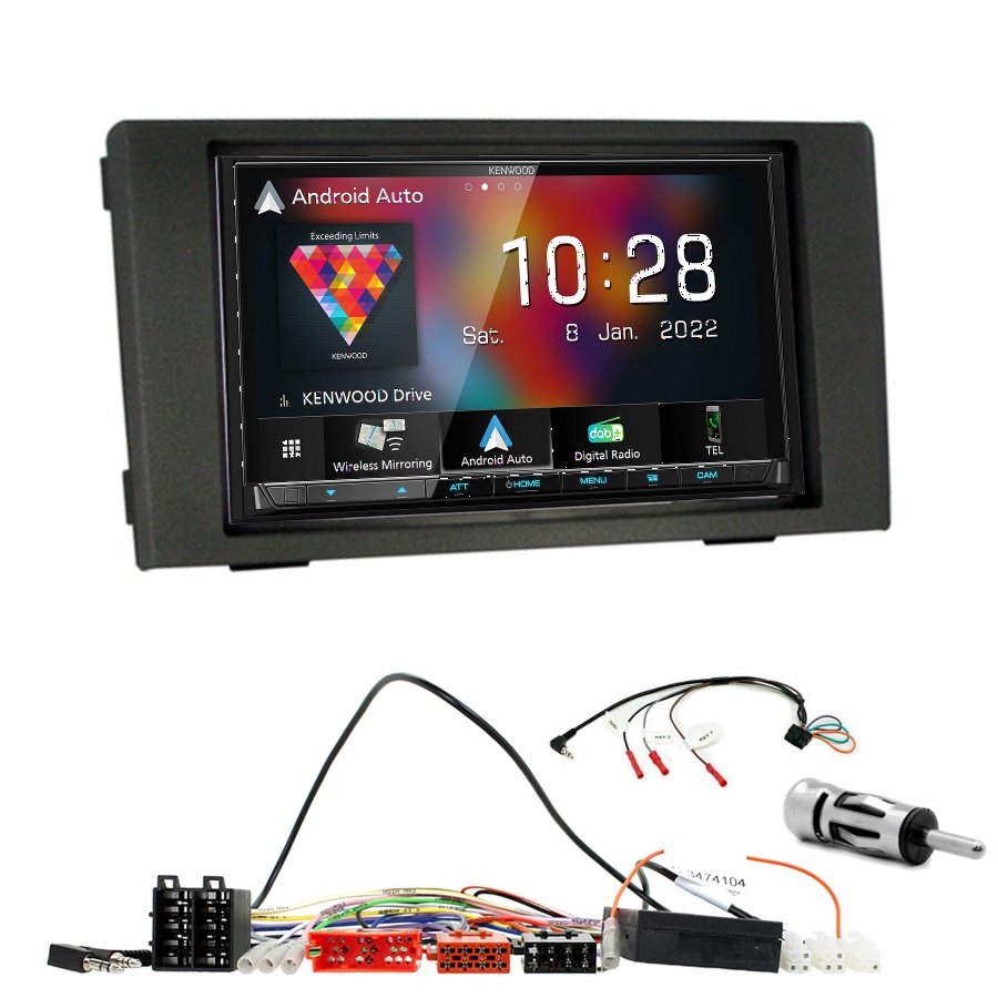 Autoradio Kenwood CarPlay GPS Iveco Daily de 2007 à 2013 - Kit complet