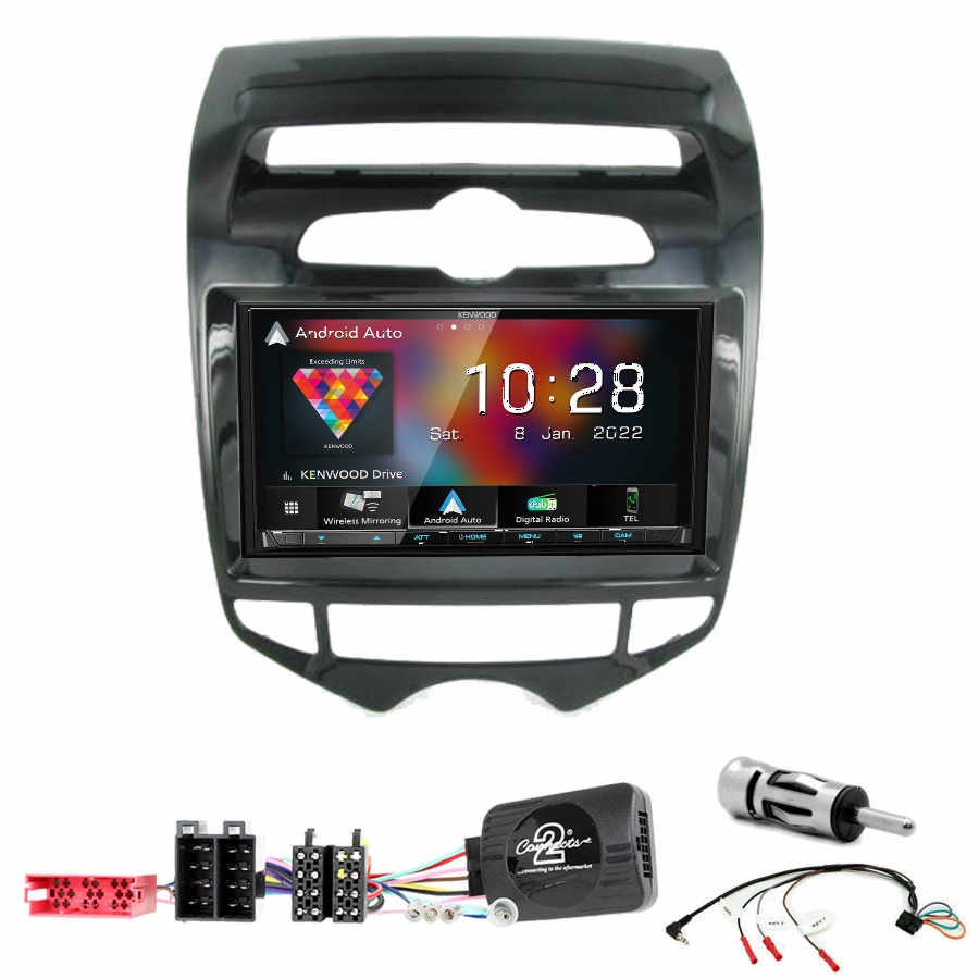 Autoradio Kenwood CarPlay GPS Hyundai IX20 de 2010 à 2015 - Kit complet