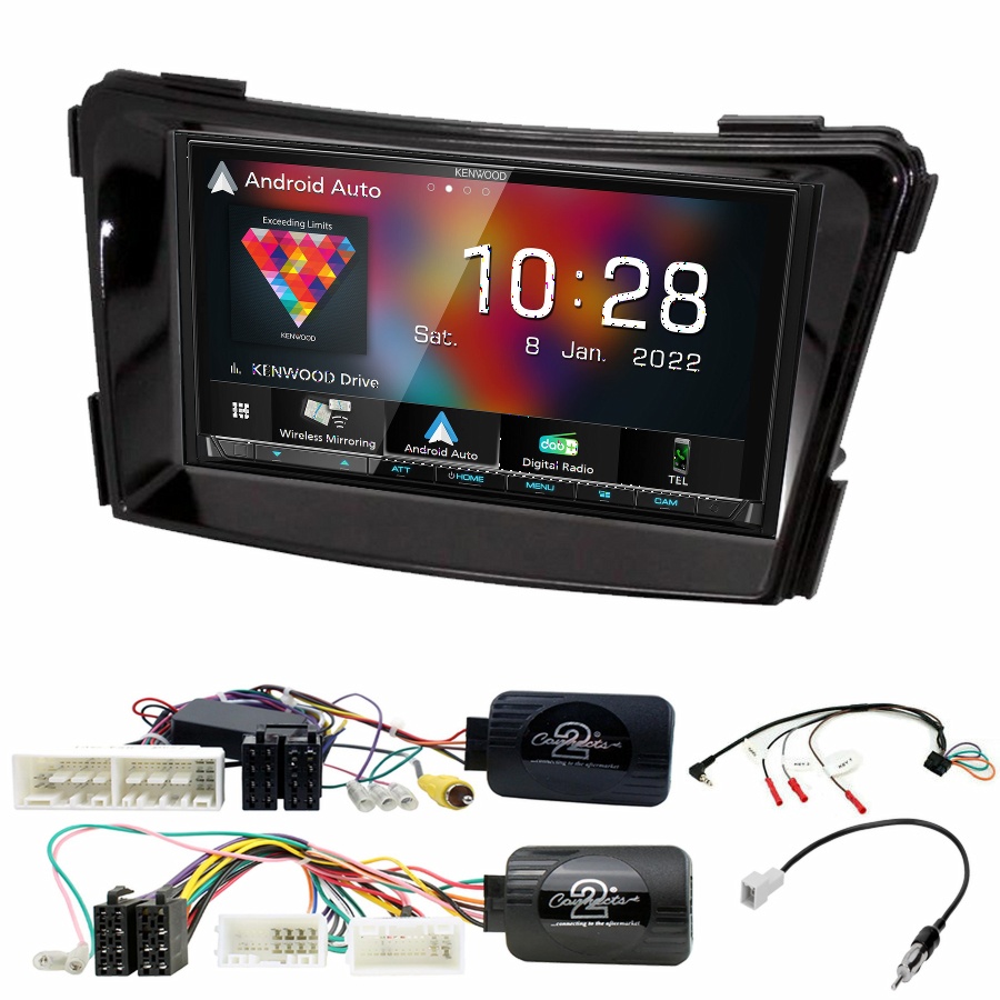 Autoradio Kenwood CarPlay GPS Hyundai i40 de 2011 à 2019 - Kit complet