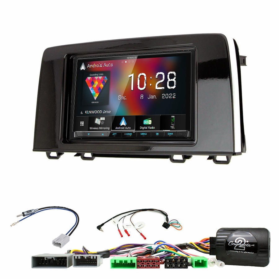 Autoradio Kenwood CarPlay GPS Honda CR-V de 2016 à 2020 - Kit complet