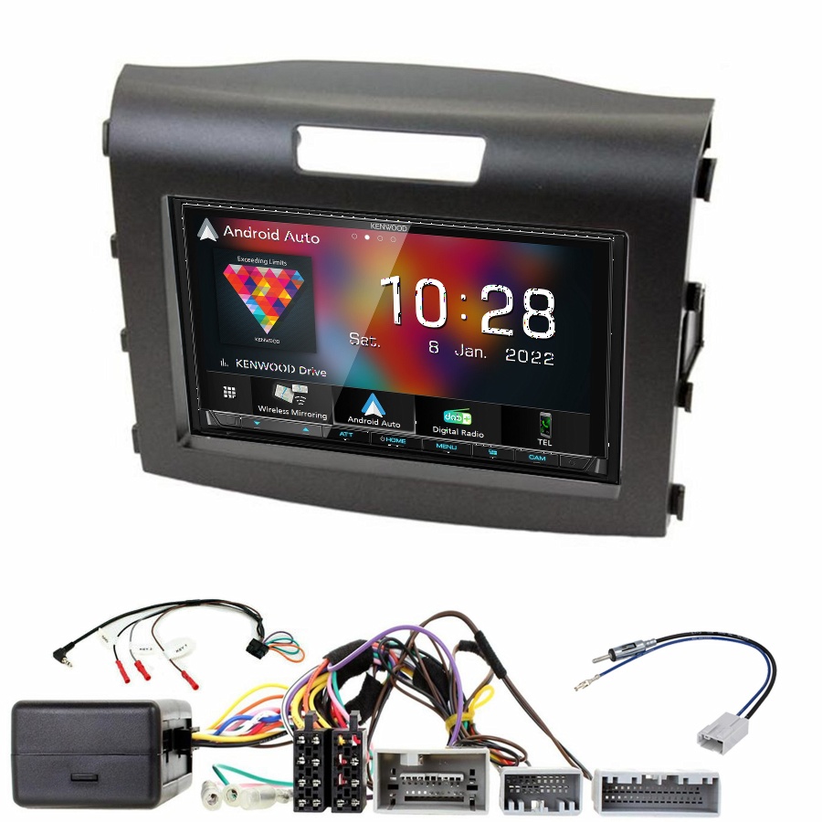 Autoradio Kenwood CarPlay GPS Honda CR-V de 2012 à 2016 - Kit complet