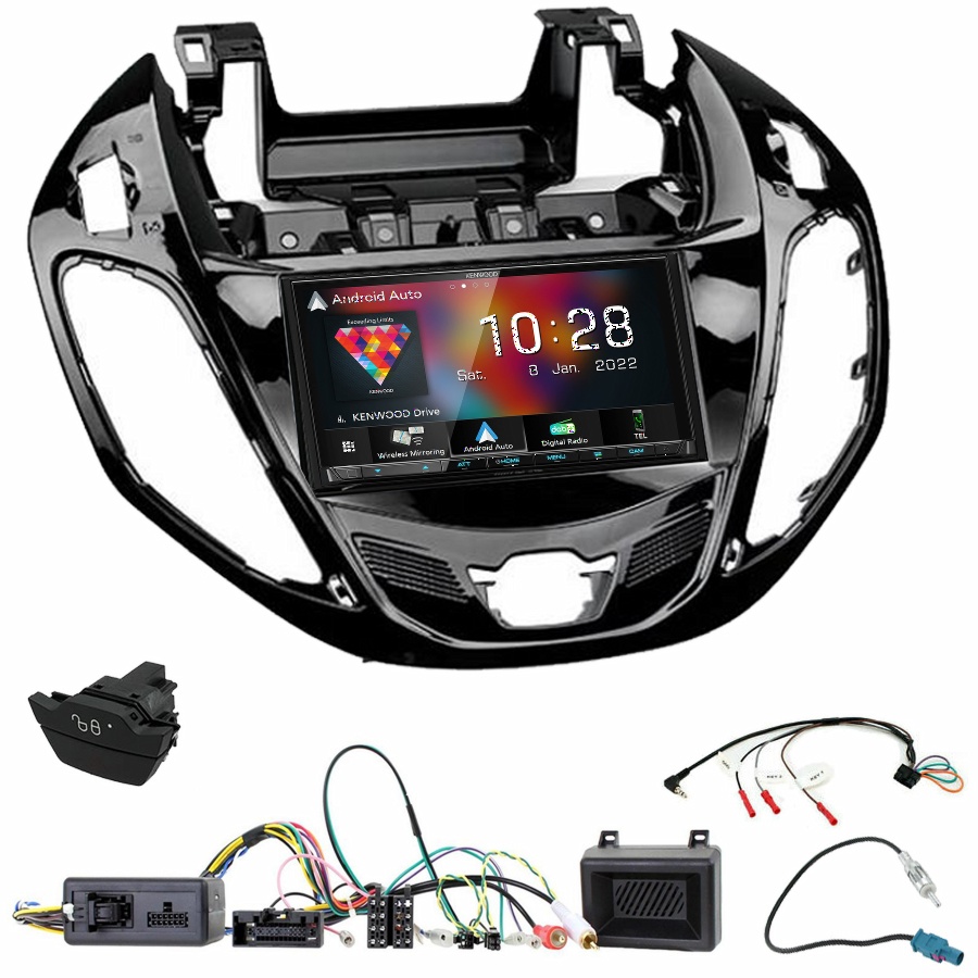 Autoradio Kenwood CarPlay GPS Ford B-Max - Kit complet