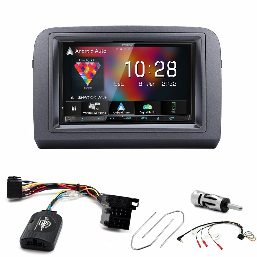 Autoradio Kenwood CarPlay GPS Fiat Croma - Kit complet