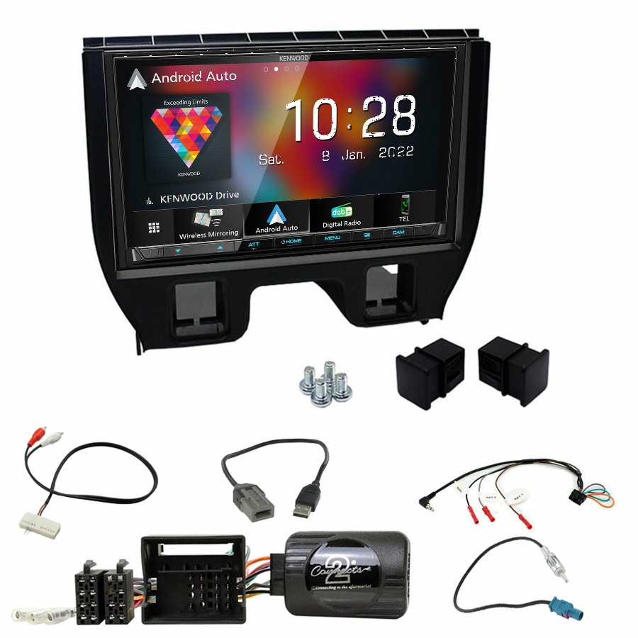 Autoradio Kenwood CarPlay GPS Citroën C3 et Citroën DS3 - Kit complet