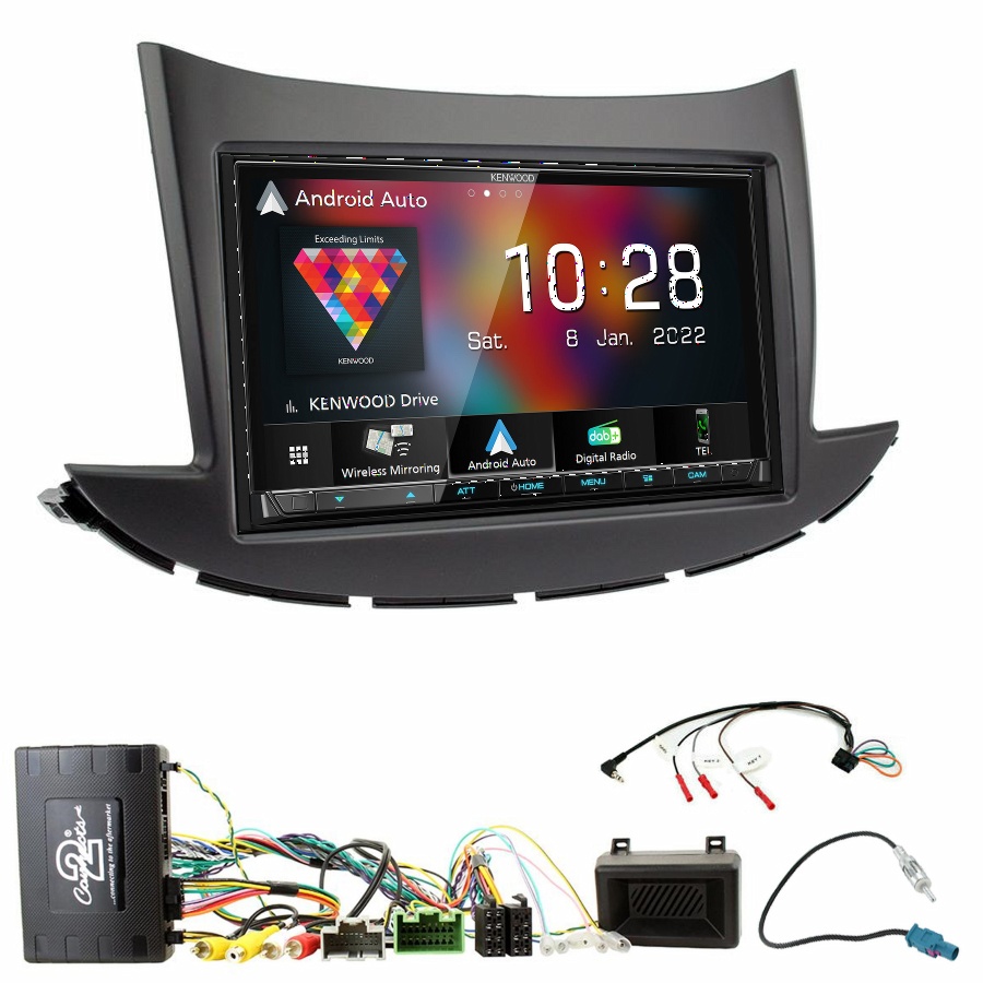 Autoradio Kenwood CarPlay GPS Chevrolet Trax depuis 2017 - Kit complet