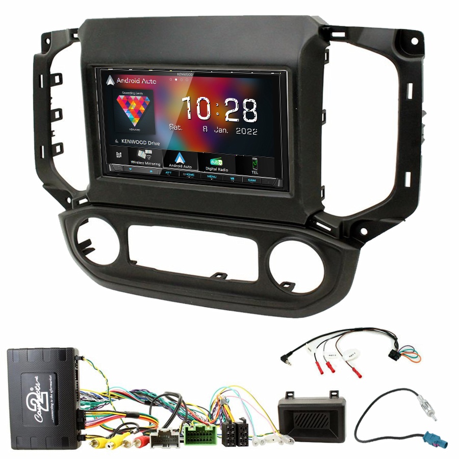 Autoradio Kenwood CarPlay GPS Chevrolet Colorado et S10 de 2016 à 2023 - Kit complet