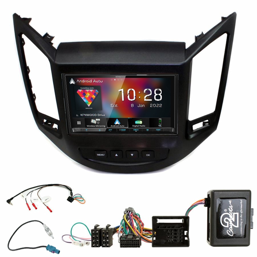 Autoradio Kenwood CarPlay GPS Chevrolet Orlando de 10/2010 à 2018 - Kit complet