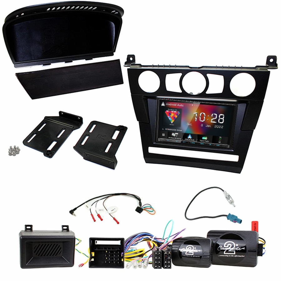 Autoradio Kenwood CarPlay GPS BMW Série 5 e60 - Kit complet