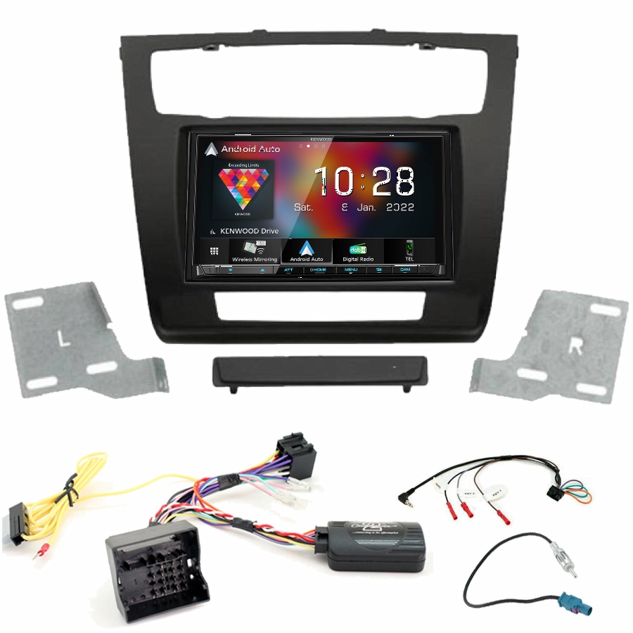 Autoradio Kenwood CarPlay GPS BMW Série 1 - Kit complet