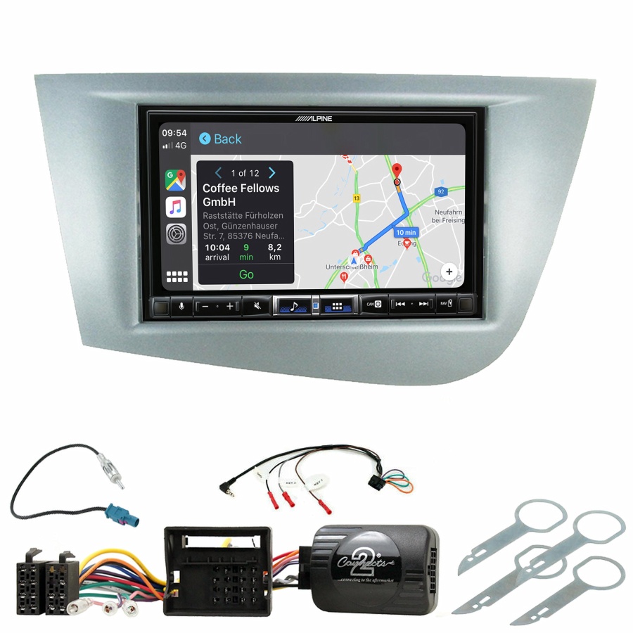 Seat Leon 1p Façade Autoradio (2005-2009) - ACV Electronic Facade Autoradio Seat Leon