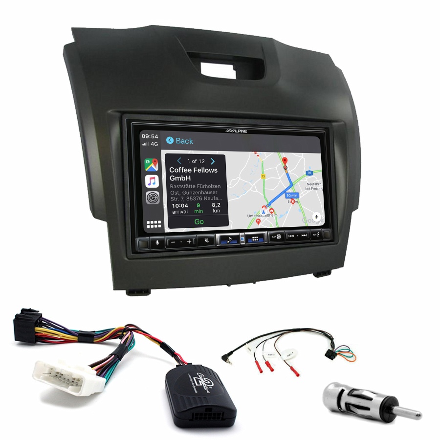 Autoradio tactile Alpine GPS Carplay Chevrolet Trailblazer+ Kit complet