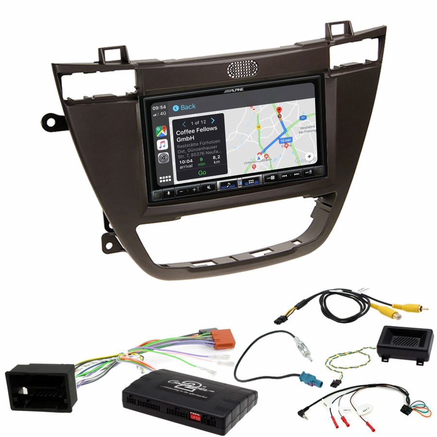 Autoradio tactile Alpine GPS Carplay Opel Insignia de 11/2008 à 09/2013+ Kit complet