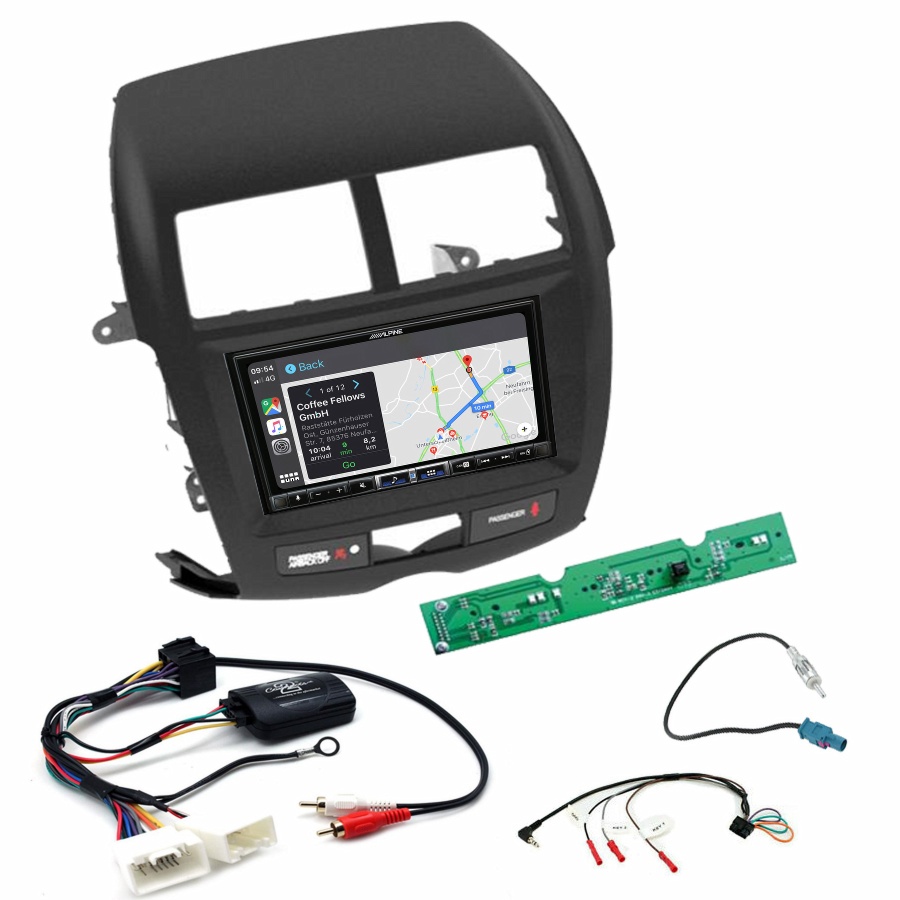 Autoradio tactile Alpine GPS Carplay Peugeot 4008+ Kit complet