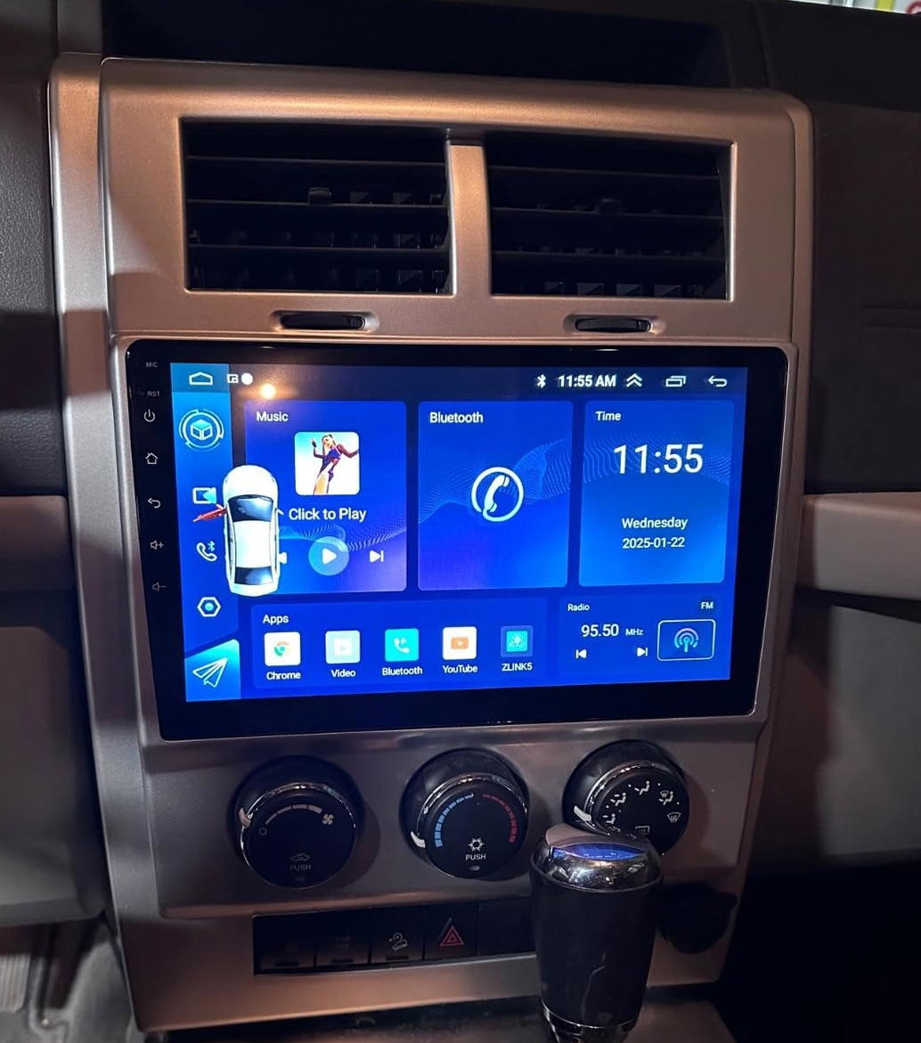 Autoradio CarPlay Android Auto Jeep Liberty (Cherokee KJ) de 2007 à 2012 - Écran QLED GPS