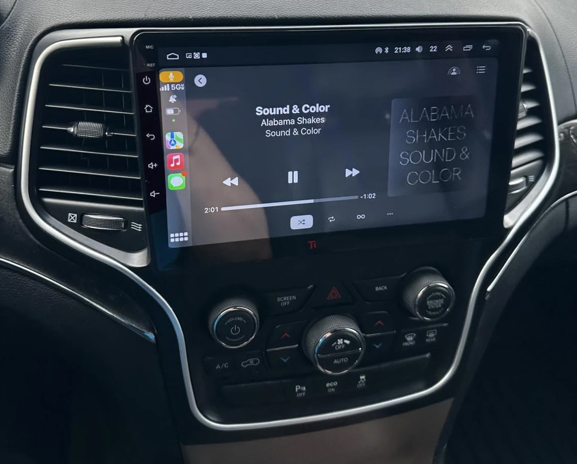 Autoradio CarPlay Android Jeep Grand Cherokee de de 2014 à 2017 - Écran QLED GPS