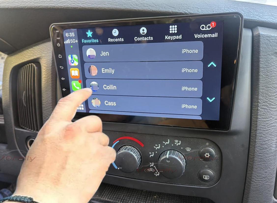 Autoradio CarPlay Android Dodge RAM de 2002 à 2006 - Écran QLED GPS