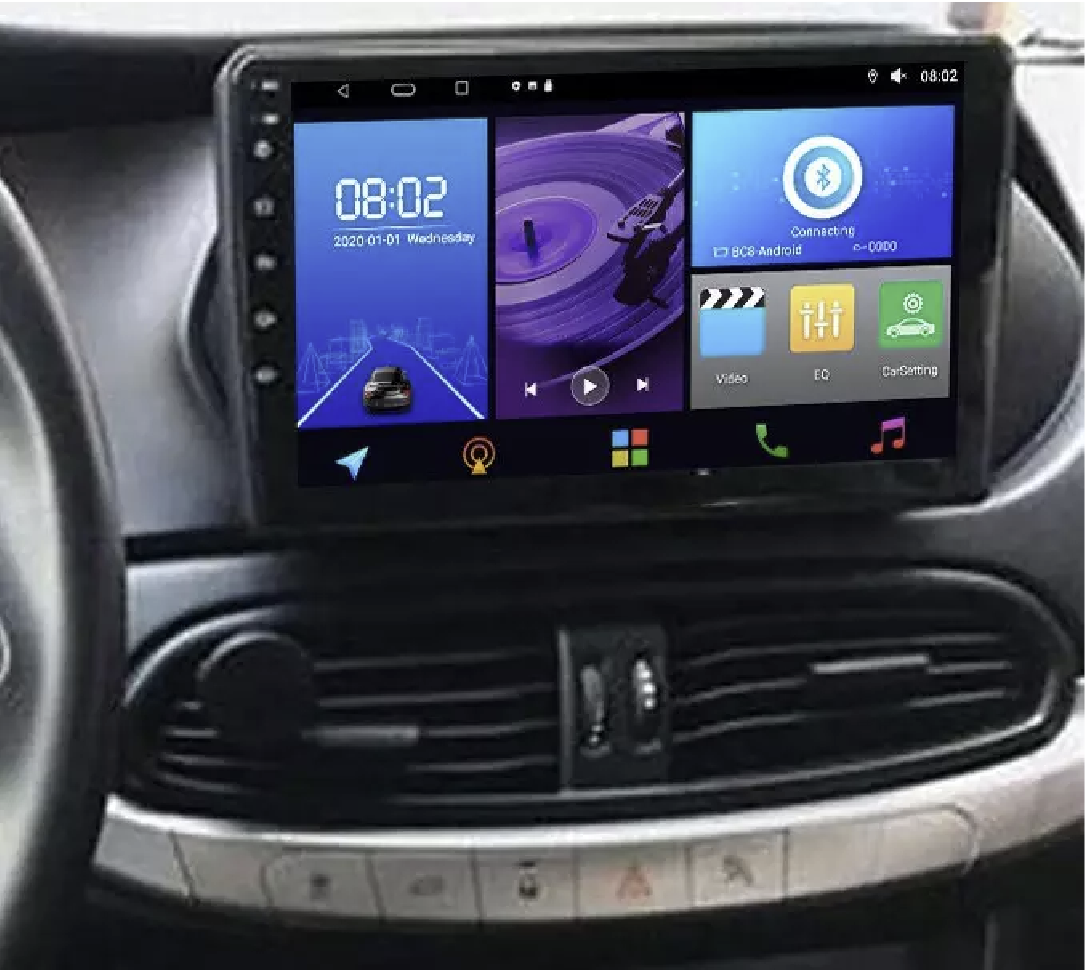 Autoradio CarPlay Android Fiat Tipo depuis 2019 - Écran QLED GPS