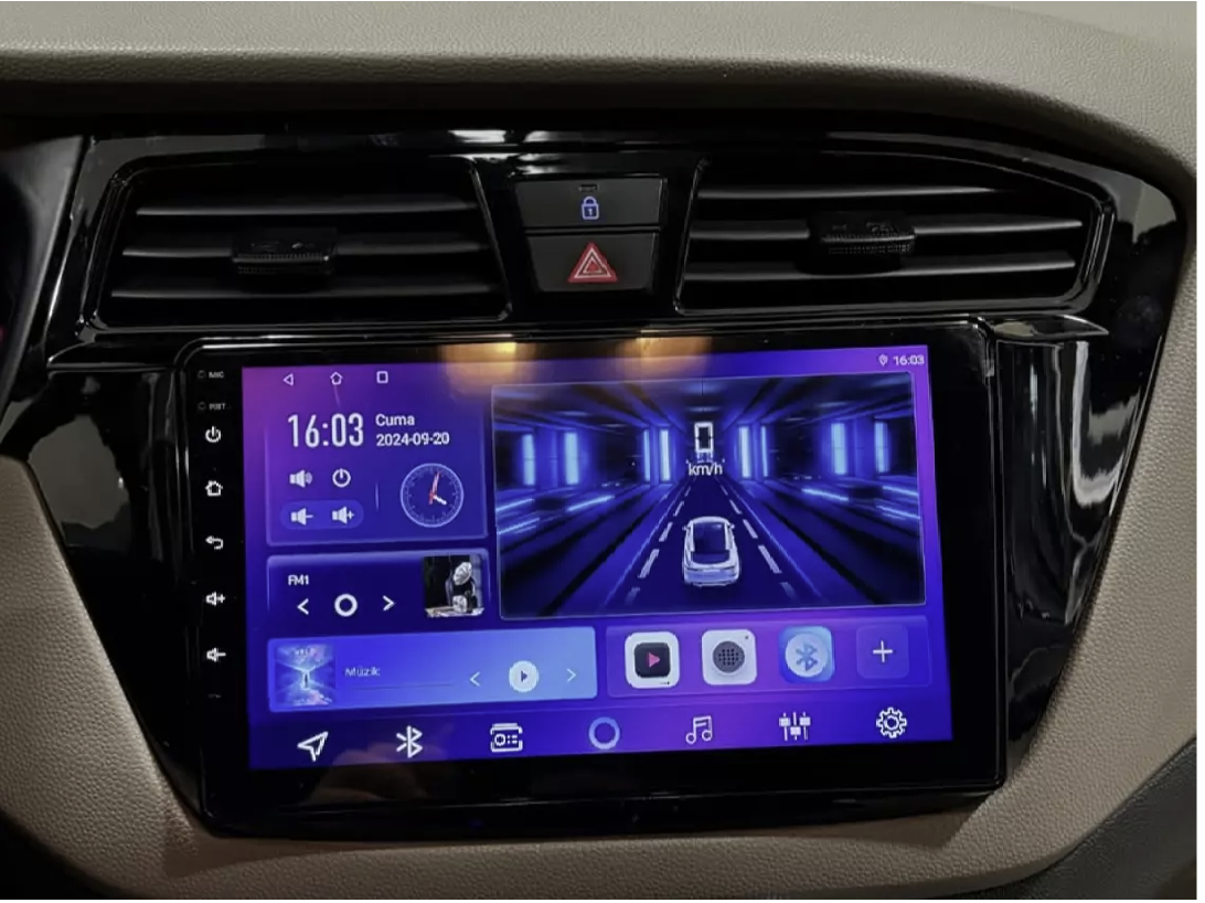 Autoradio CarPlay Android Hyundai i20 de 2015 à 2022 - Écran QLED GPS