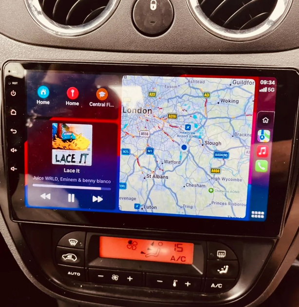 Autoradio CarPlay Android Citroën C2 de 2003 à 2008 et C3 de 2003 à 2013 - Écran QLED GPS