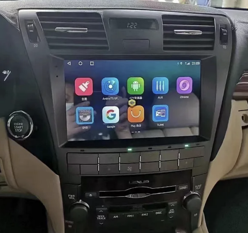 Autoradio CarPlay Android Lexus LS 460 de 2006 à 2012 - Écran QLED GPS