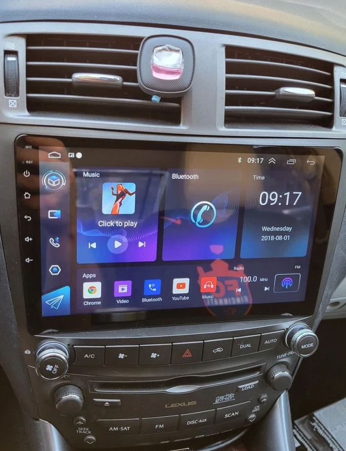 Autoradio CarPlay Android Lexus IS de 2005 à 2012 - Écran QLED GPS