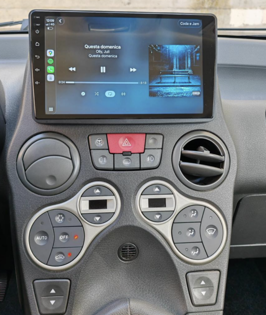 Autoradio CarPlay Android Fiat Panda de 2003 à 2012 - Écran QLED GPS