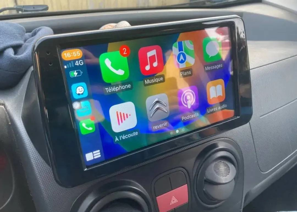 Autoradio CarPlay Android Citroën Nemo de 2008 à 2017 - Écran QLED GPS