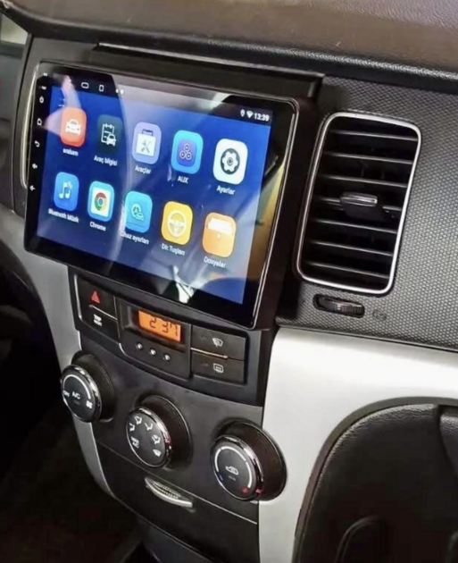 Autoradio Carplay GPS écran tactile QLED Android Auto Ssangyong Korando de 2010 à 2014