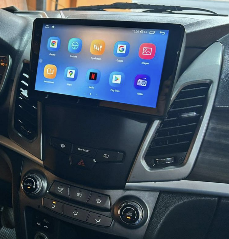 Autoradio CarPlay Android Ssangyong Korando de 2014 à 2019 - Écran QLED GPS