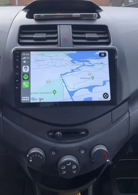 Autoradio CarPlay Android Chevrolet Matiz de 2010 à 2015 - Écran QLED GPS