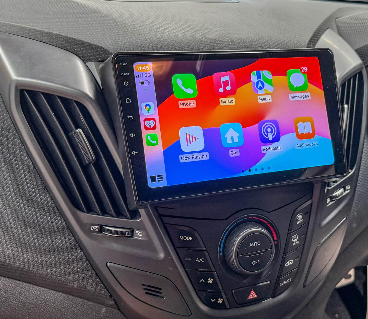 Autoradio CarPlay Android Hyundai Veloster de 2011 à 2017 - Écran QLED GPS