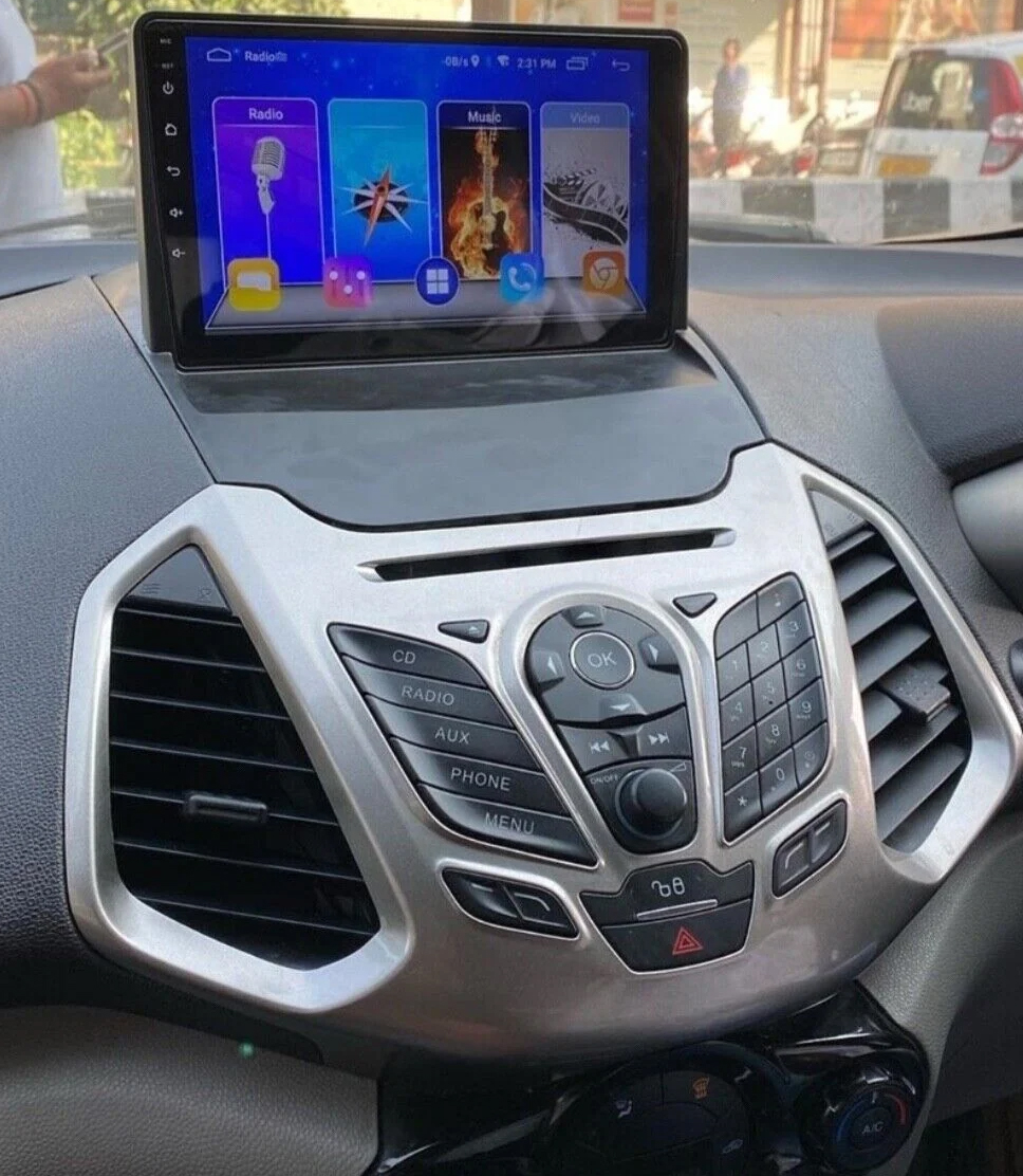 Autoradio CarPlay Android Auto Ford EcoSport 2012-2017 - Écran QLED GPS