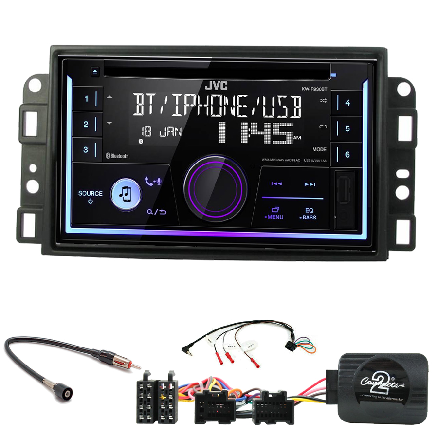 Kit d\'intégration Chevrolet Aveo Captiva et Epica + Autoradio multimédia USB/Bluetooth