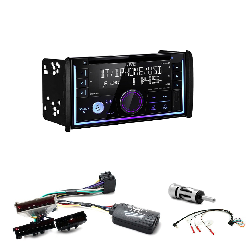 Kit d\'intégration Ford Mondeo Focus et Fiesta + Autoradio multimédia USB/Bluetooth