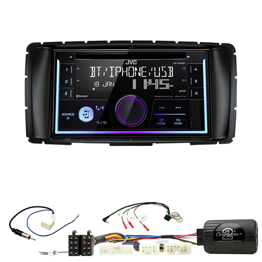 Kit d\'intégration Toyota Hilux de 2012 à 2015 + Autoradio multimédia USB/Bluetooth